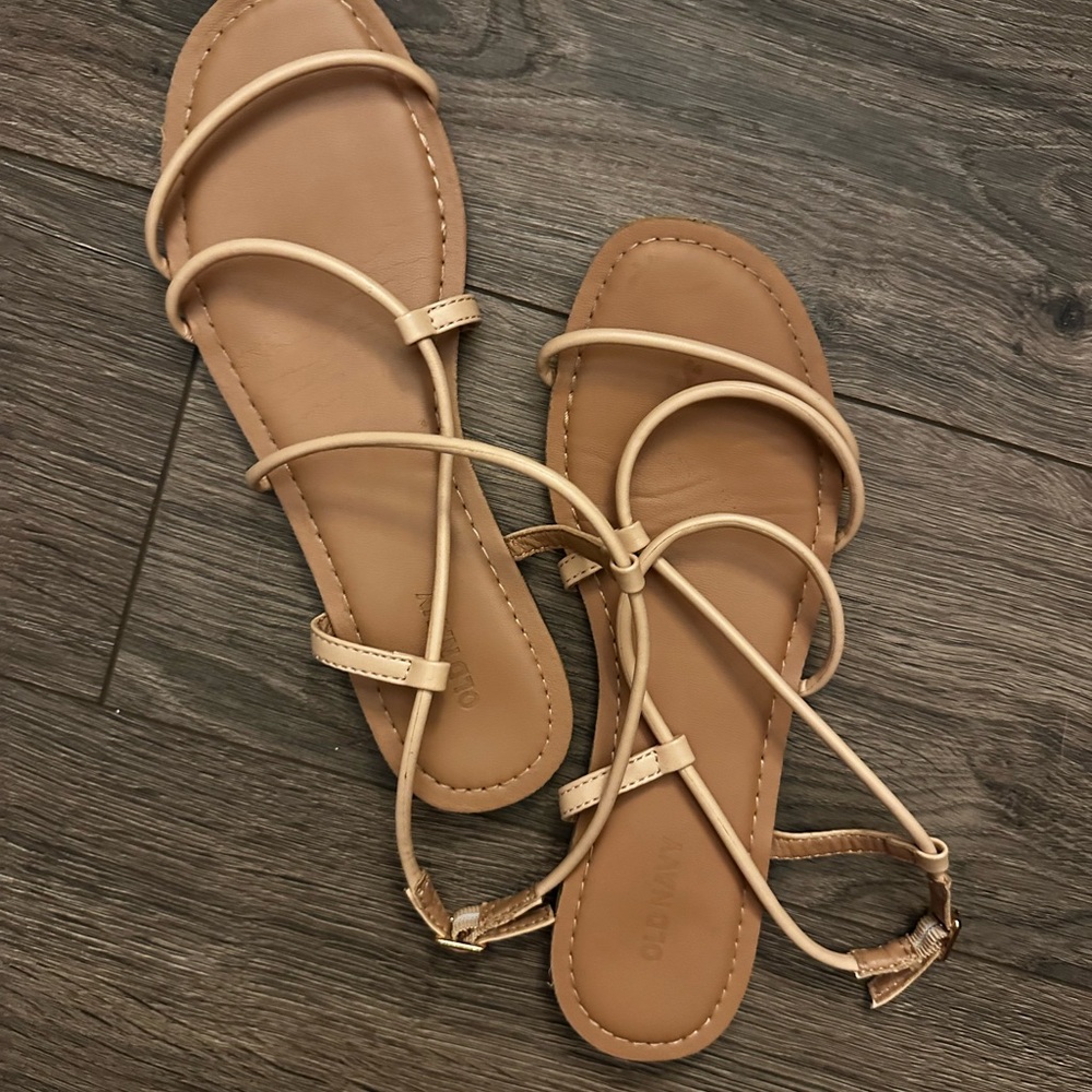 Old Navy Beige Strappy Sandals